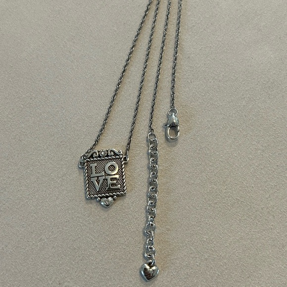 ❤️ BNWOT Brighton 2 piece SET “LOVE”  Reversible Necklace and Bracet❤️ - Picture 8 of 15